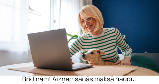 Brīdinām! Aizņemšanās maksā naudu.